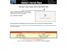 Tablet Screenshot of myparrot.com